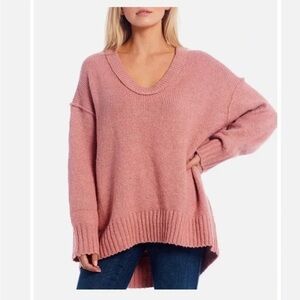 Free People Brookside Tunic Sweater Oversized Relaxed Fit